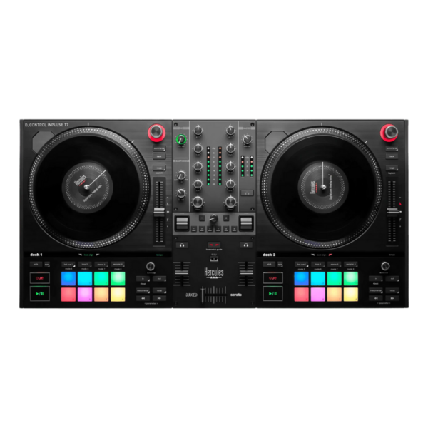 CONTROLADOR DJ MOTORIZADO HERCULES DJCONTROL INPULSE T7